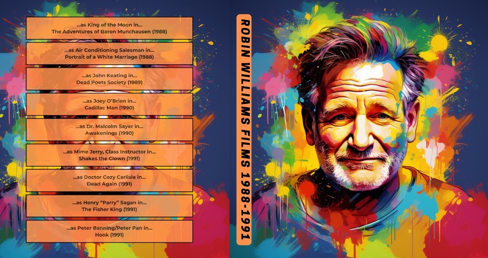 Robin Williams Collection - Custom Blu-ray Covers & Empty Cases