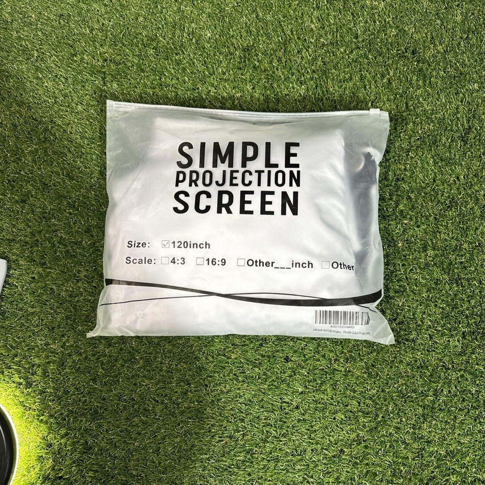 Simple Projection Screen 120 Inches foldable 16:9 scale