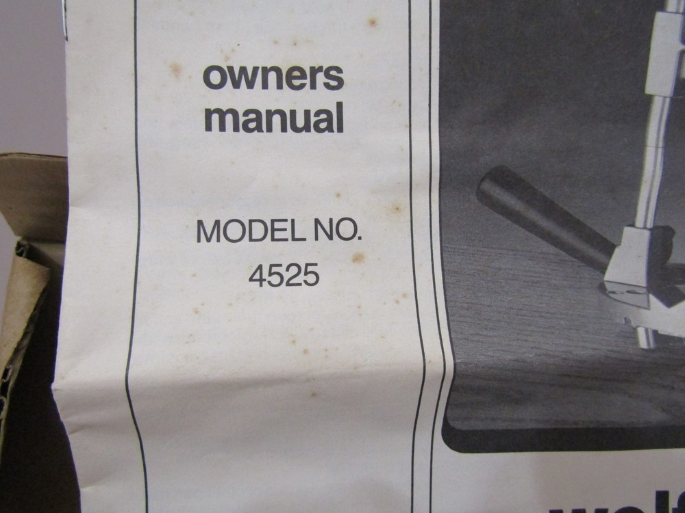 NEW WOLFCRAFT DRILL GUIDE MODEL NO. 4525 OPEN BOX