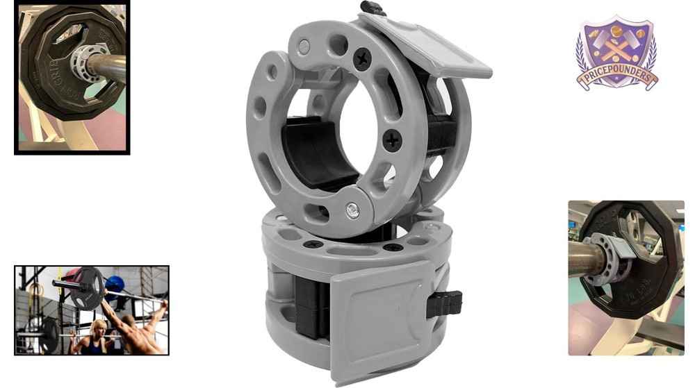 Durable 2-Inch Olympic Barbell Collars with Quick Release for Efficient Lifting