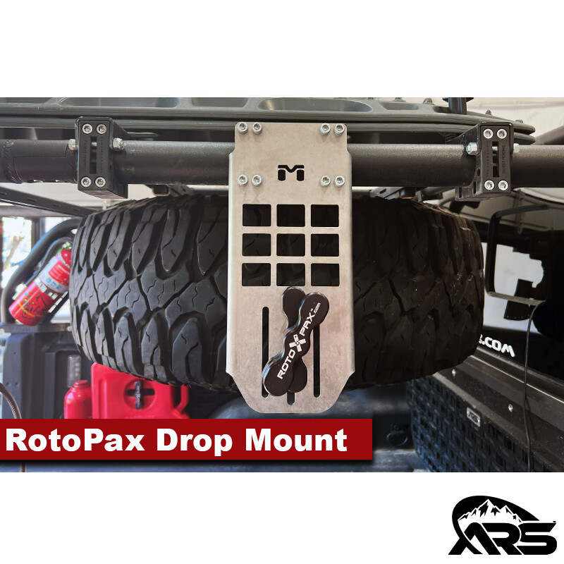 RotoPax Drop Bracket, Multi-Mount System, 2" Tube