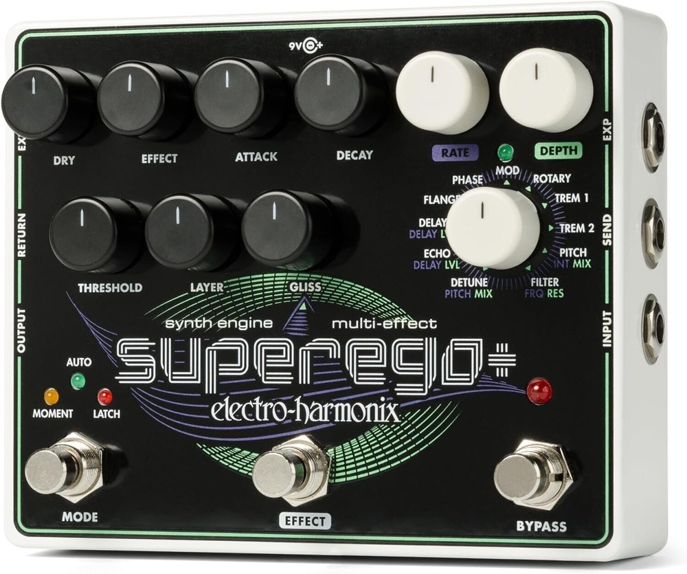 Electro-Harmonix Superego+ Synth Engine/Multi-Effects Pedal