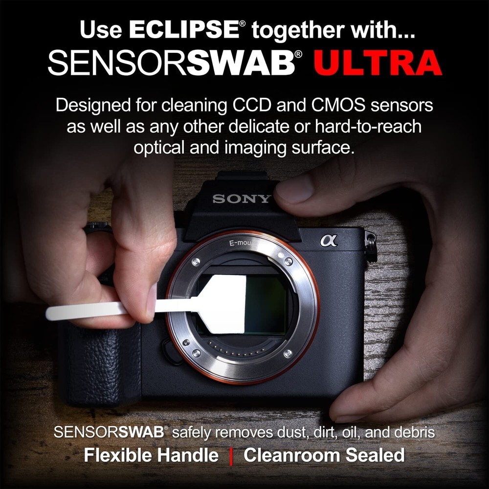 Eclipse Optic Cleaning Solution - Camera Lens & Digital Sensor Cleaner Fluid 2oz