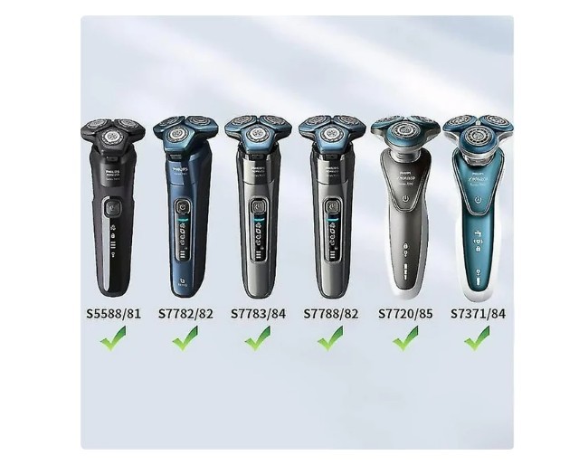 Philips Norelco SH71/50 Series 5000 & 7000 Shaving Heads, 3 count