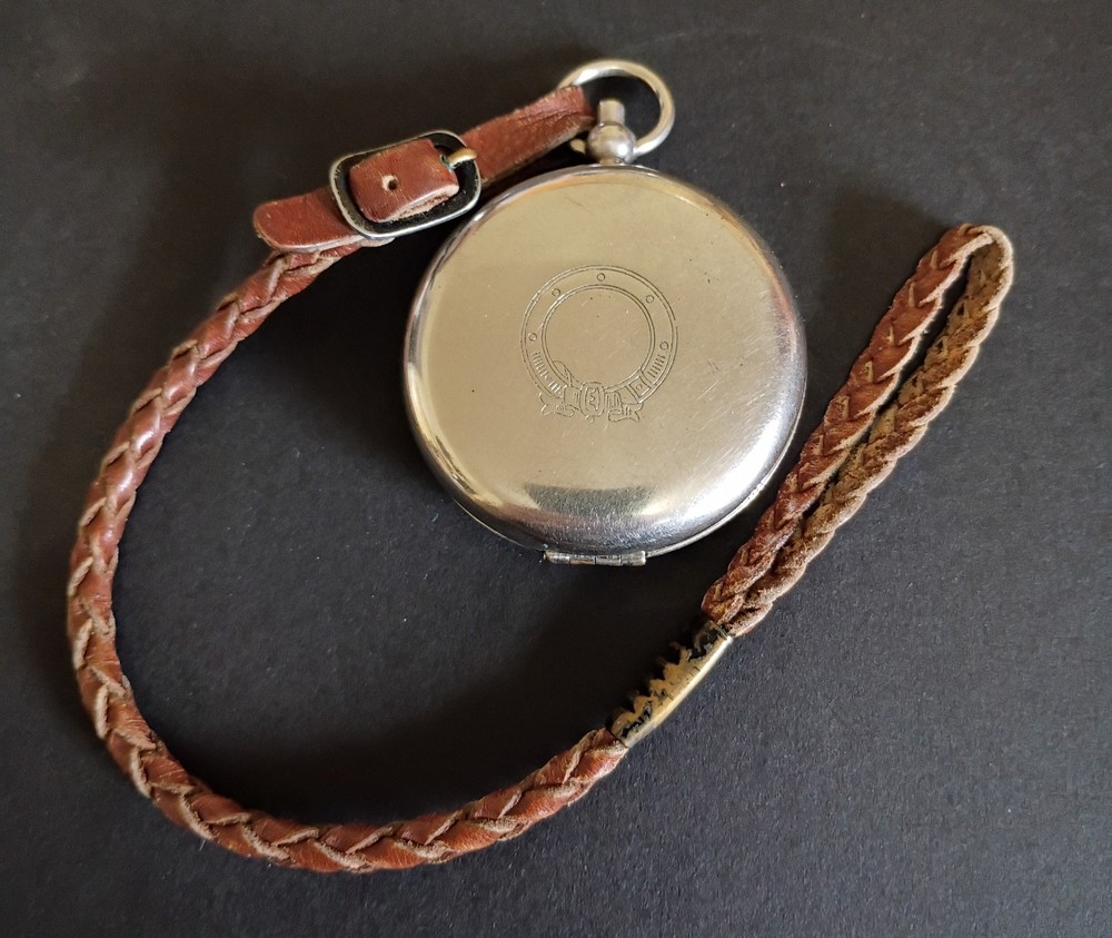 WWII German Compass In Pocket Watch Style Case