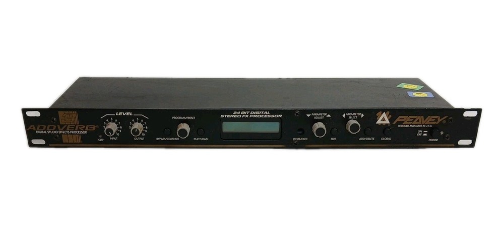 Peavey AddVerb III 3 Digital Studio Effects Processor POWERS ON *UNTESTED* READ