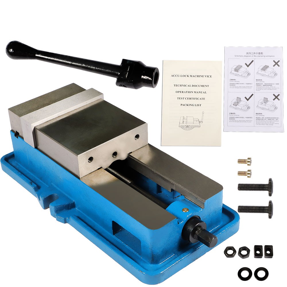 5" Without Base Lockdown CNC Milling Machine Bench Vise Clamping Precision