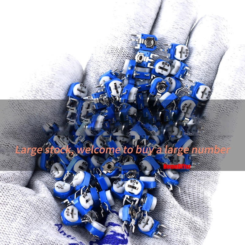 RM065/RM063/WH06 Potentiometer Horizontal/Vertical Variable Trimmers 100~2M ohm