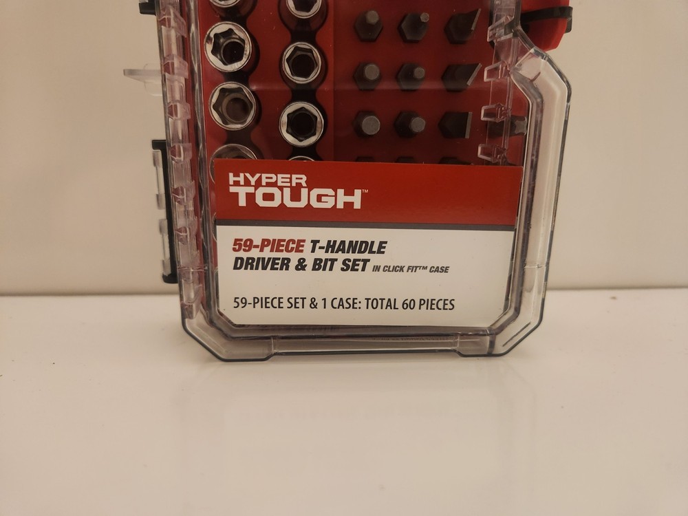 Hyper Though 59-piece T-handle Driver & Bit Set