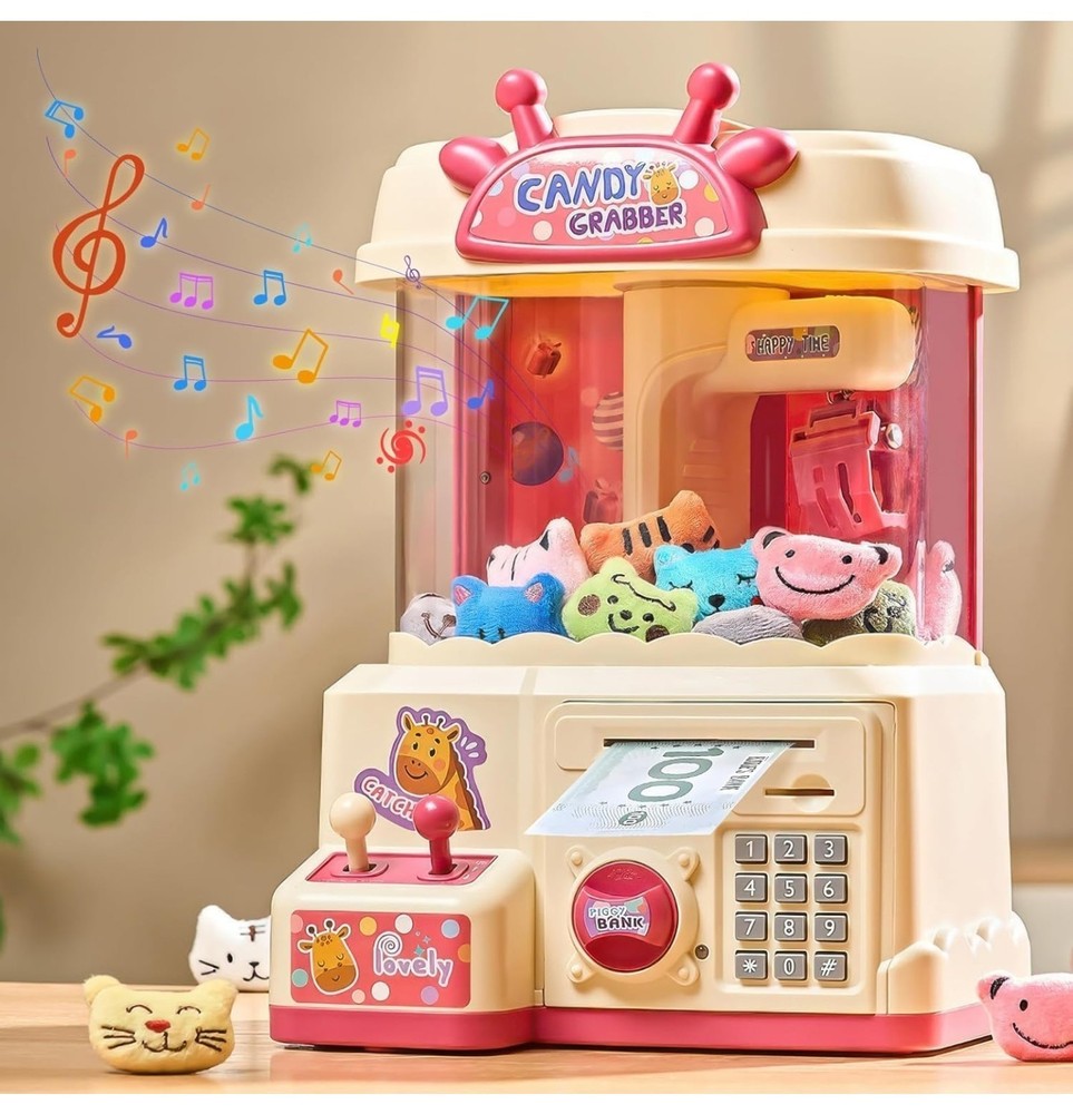 25PCS 2 in 1 Large Claw Machine, with Music & Light