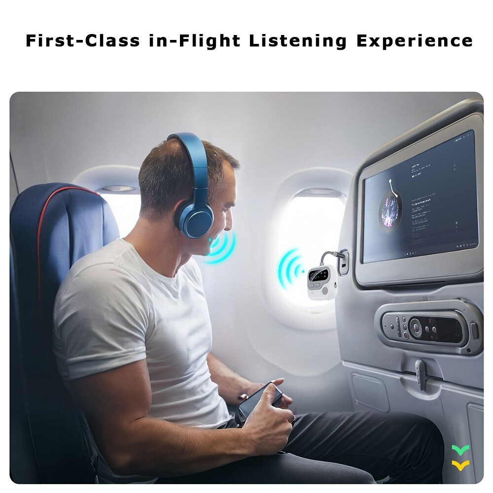 Lightweight Bluetooth 5.4 Receiver-Transmitter-Compact,Stable,Connect Audio Gear