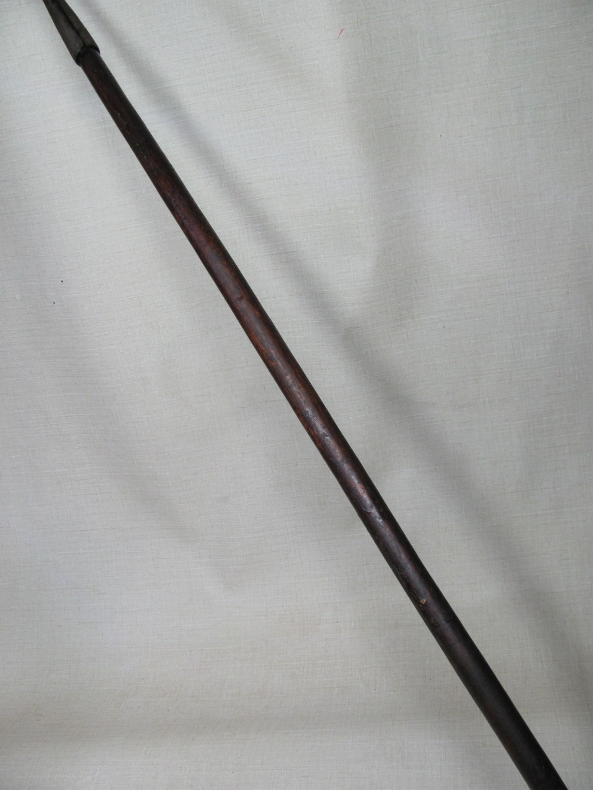 MAASAI SPEAR ASSEGAI TWO-SECTION AFRICAN LION SPEAR 66 INCHES HAND FORGED GOOD