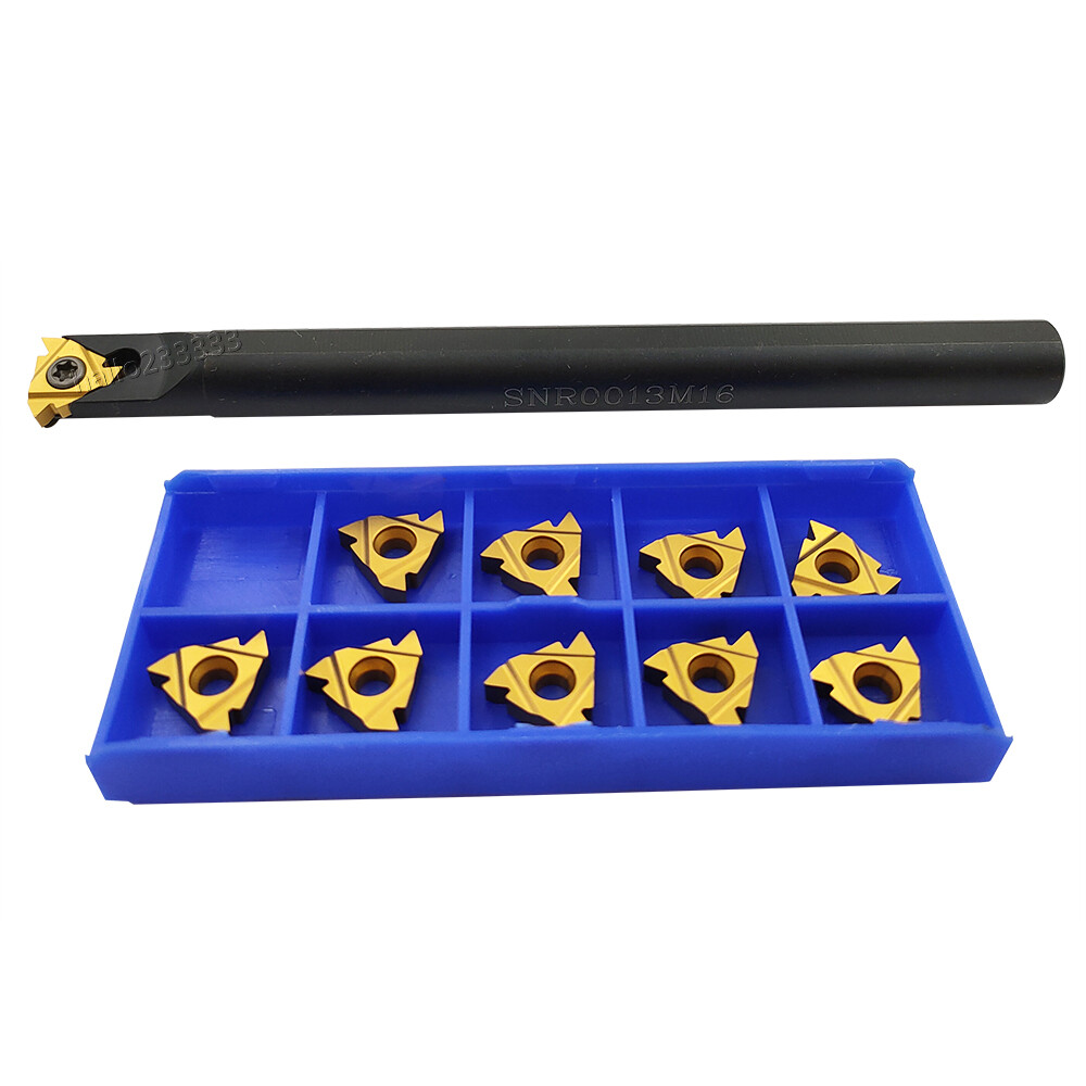 SNR0013M16 Lathe Internal Threading Tool Holder + 16IR 3/8 A60 Threading insert