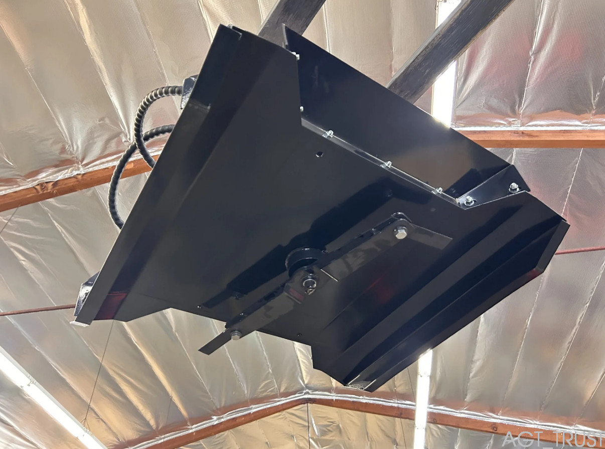 AGT 35in Black Brush Mower Mini Excavator Cutter Mower Attachment 110KG |12EX-RC