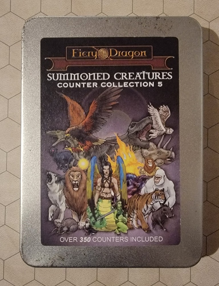 Fiery Dragon Summoned Creatures Counter Collection 5 - 40 pages/350+ counters