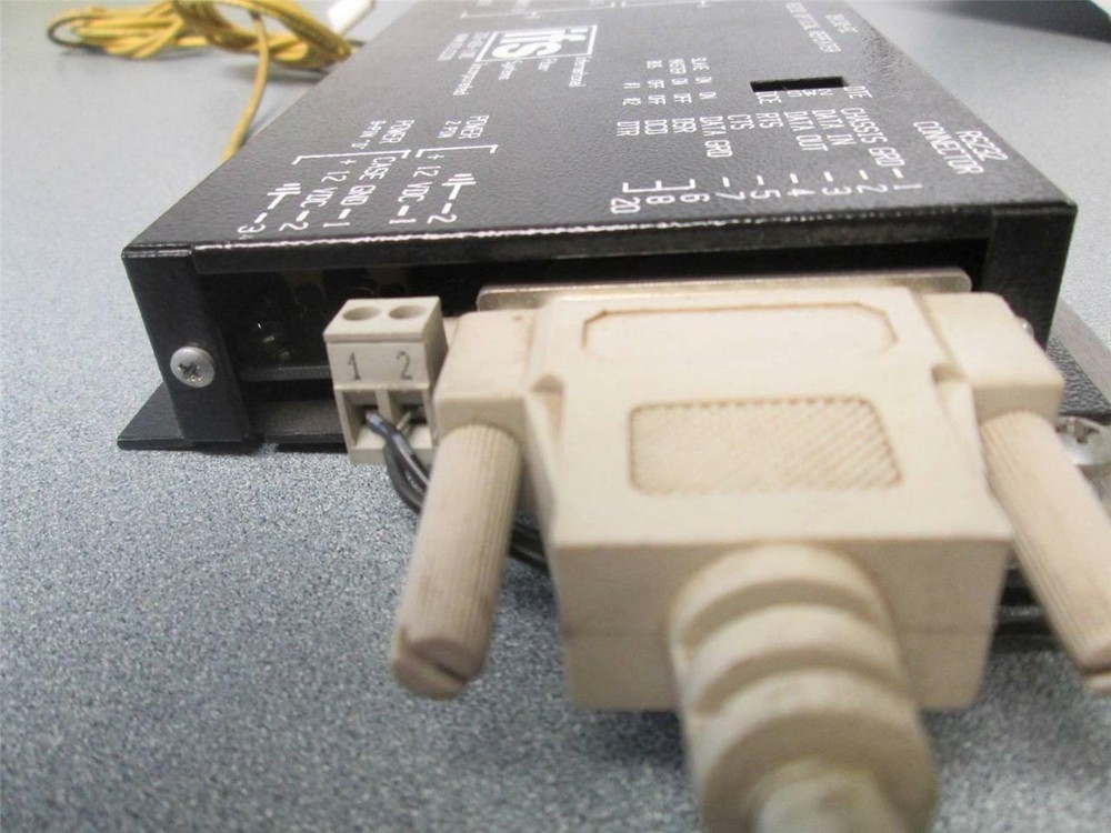 IFS D9130-RS-232 Drop & Repeat Data Optical Repeater w/ Cables