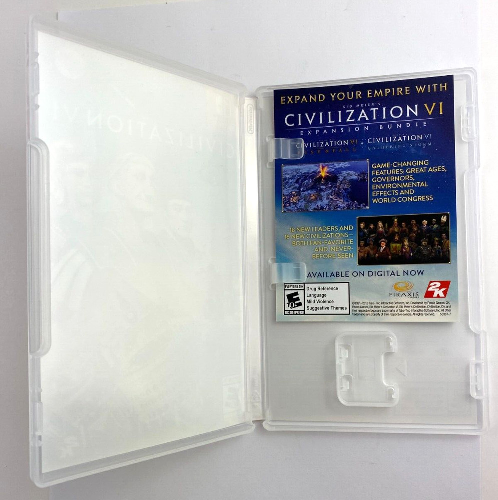 CASE ONLY - Nintendo Switch - CIVILIZATION VI - CASE ONLY
