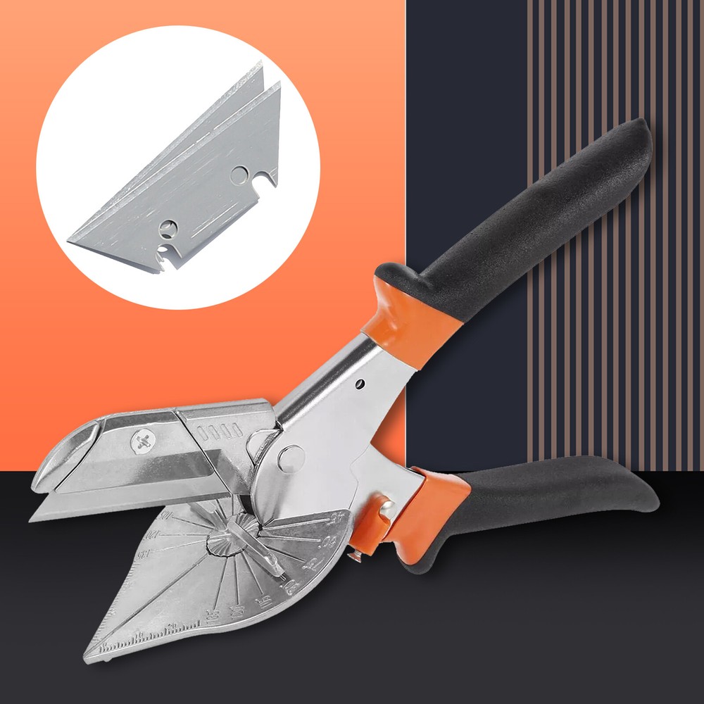 Multifunctional Sharp Multi Angle Scissors Miter Shears Adjustable 45°-135°