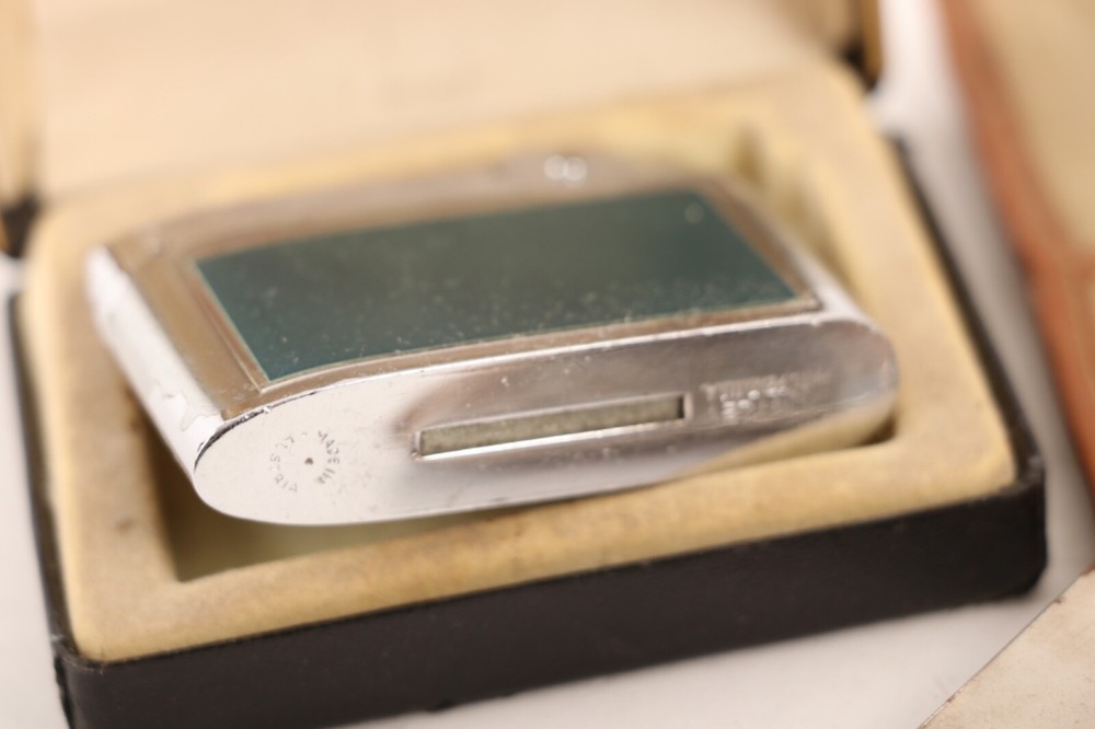 LG444 WWII Era Shaving Mirror and Bentley Butane Lighter