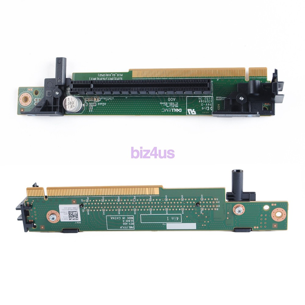 W6D08 For Dell PowerEdge R640 Server Riser 2 Board Card PCI-E for 2nd CPU