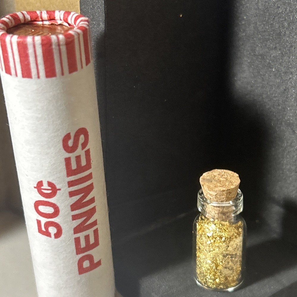 Gold Flake 1ML Bottle 10 Count