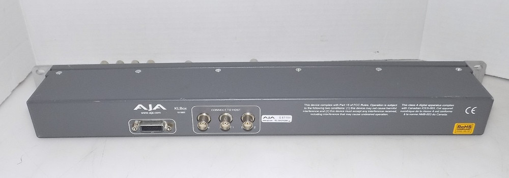 AJA KLBox 101885 Video Editing Hardware Breakout Box rack mount
