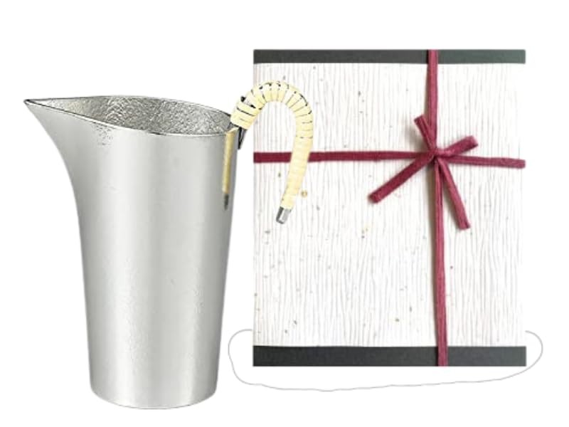 Nousaku Chirori Sake Pitcher S Pure Tin 6.8oz Takaoka Craft Made in Japan