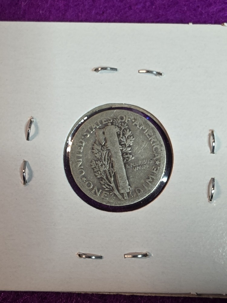 1918-P Mercury Silver Dime - 90% SILVER -