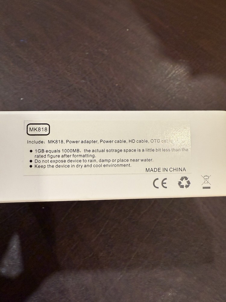 Mini PC Dual-Core A9 Processor MK818