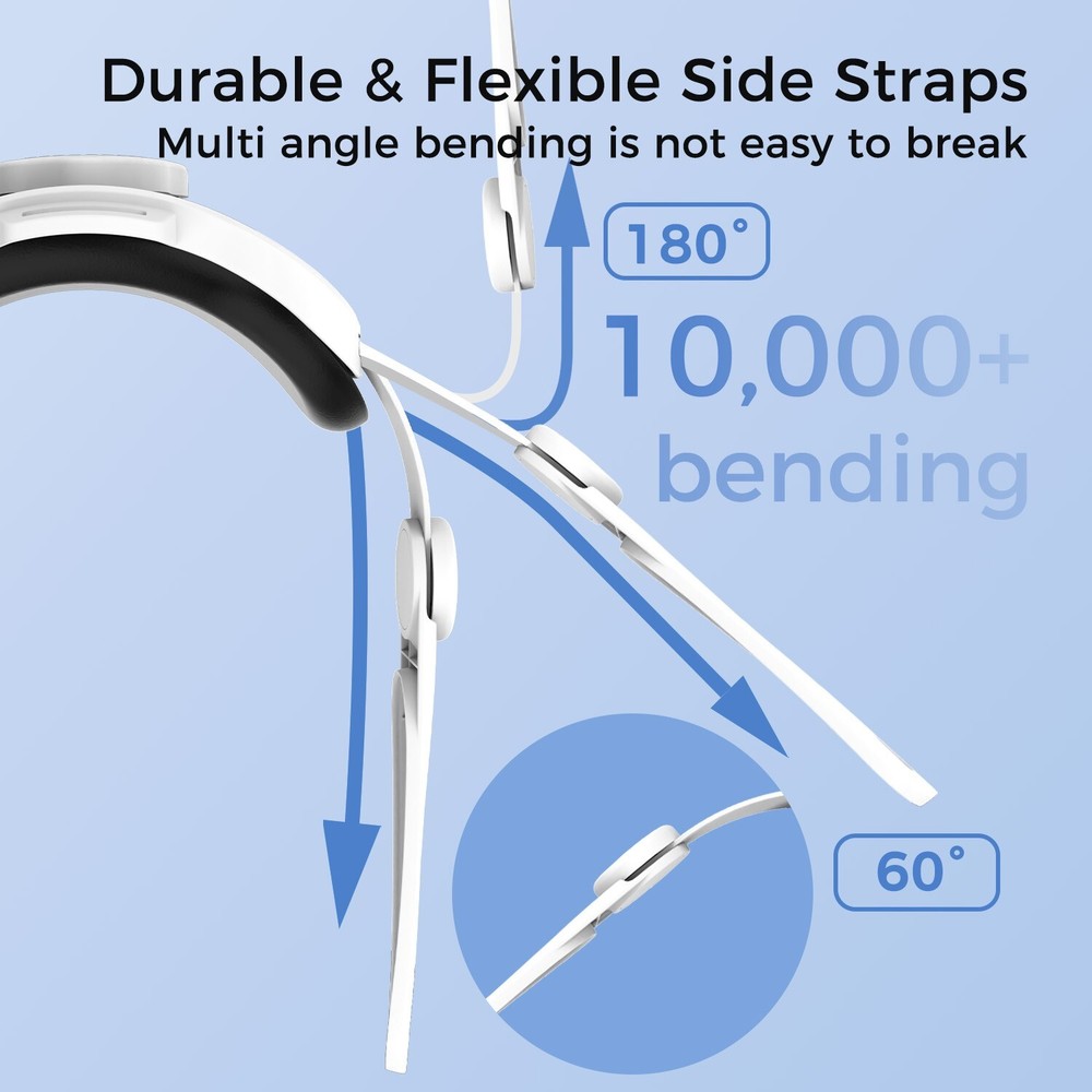 Head Strap for Oculus Quest 3, Adjustable Elite Strap with Enhanced Comfort