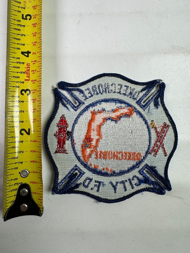 Okeechobee City Fire Florida FL Patch B6