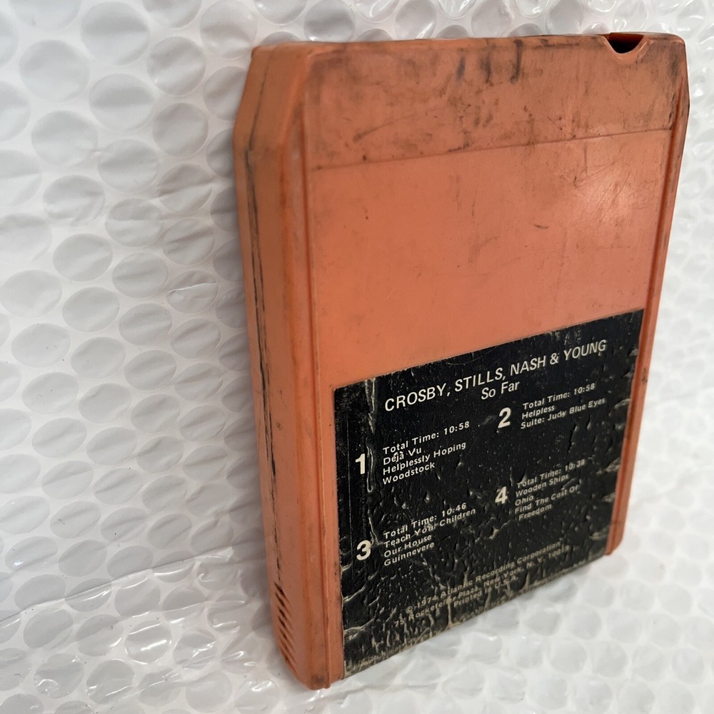 Crosby, Stills, Nash & Young / So Far 1974 Atlantic 8 Track Tape