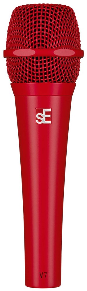 Se Electronics V7 Red Handheld Dynamic Microphone Vocal Mic+Cable+Backpack