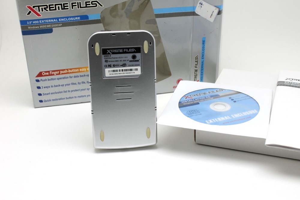 CoolMax Xtreme Files 2.5" HDD External Enclosure