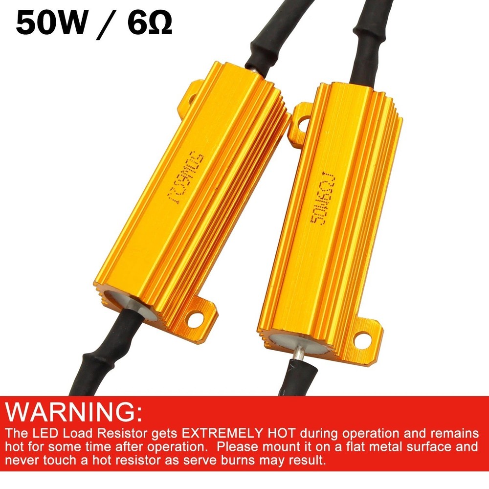 Wire LED Resistor Canceler Error Decoder 3157 S Harness Rear Turn Signal Plug