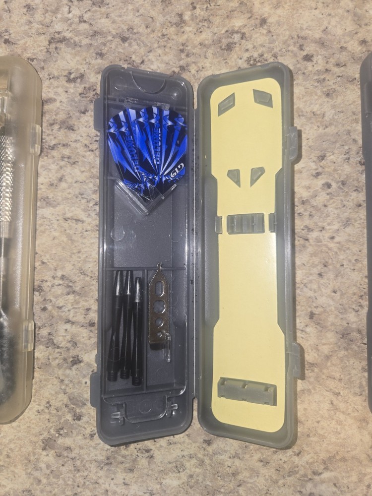 4 Sets - "SOFT TIP DARTS" - PLUS Many Accessories / Case, Shafts, Tips & Flights