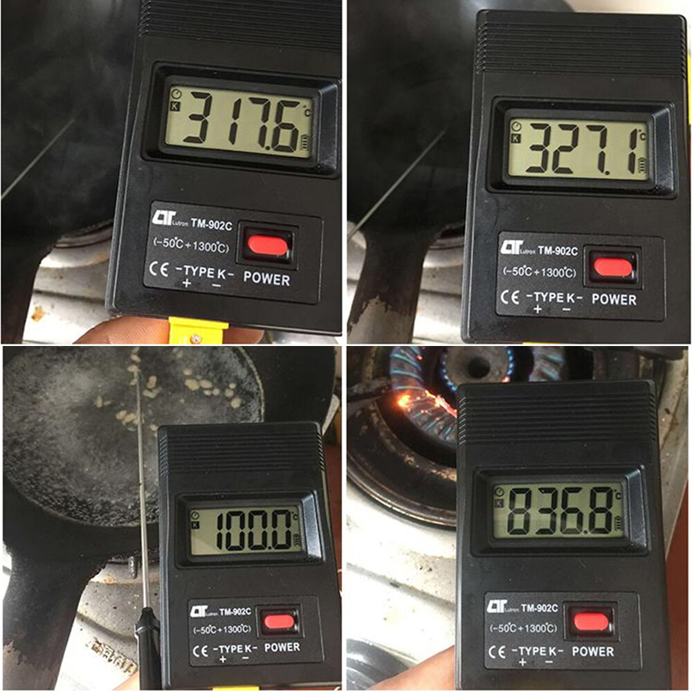 TM-902C LCD Digital Sensor Thermometer Single Input K Type Thermocouple Probe