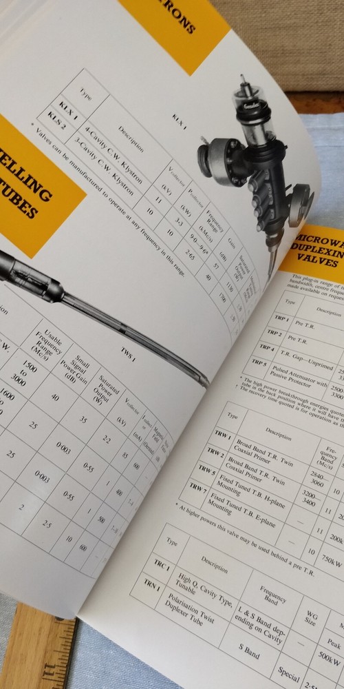 1959 Genalex ~ Valves & cathode ray Tubes ~ Catalog