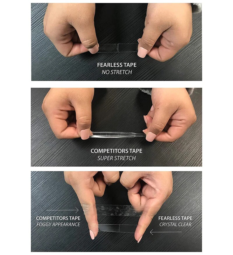 Fearless Body and Clothing Tape Double-Sided Tape for Fashion 50 Strips