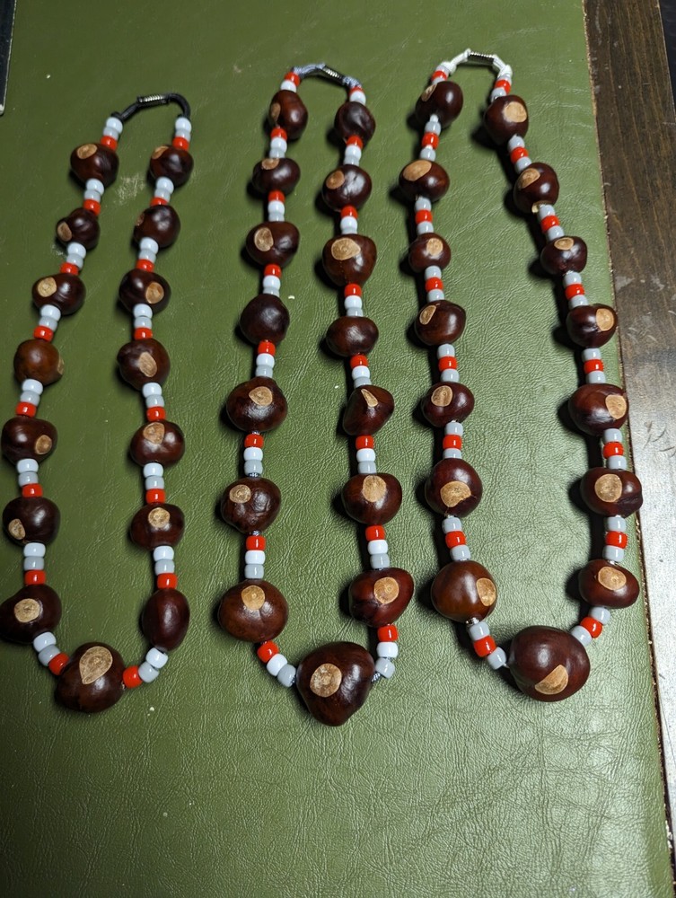 Ohio State Buckeye necklace
