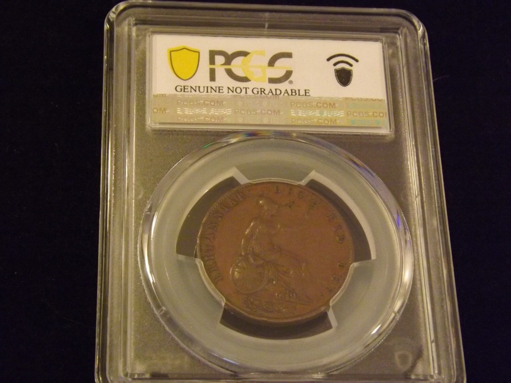 1841 1/2 D GREAT BRITAIN PCGS XF