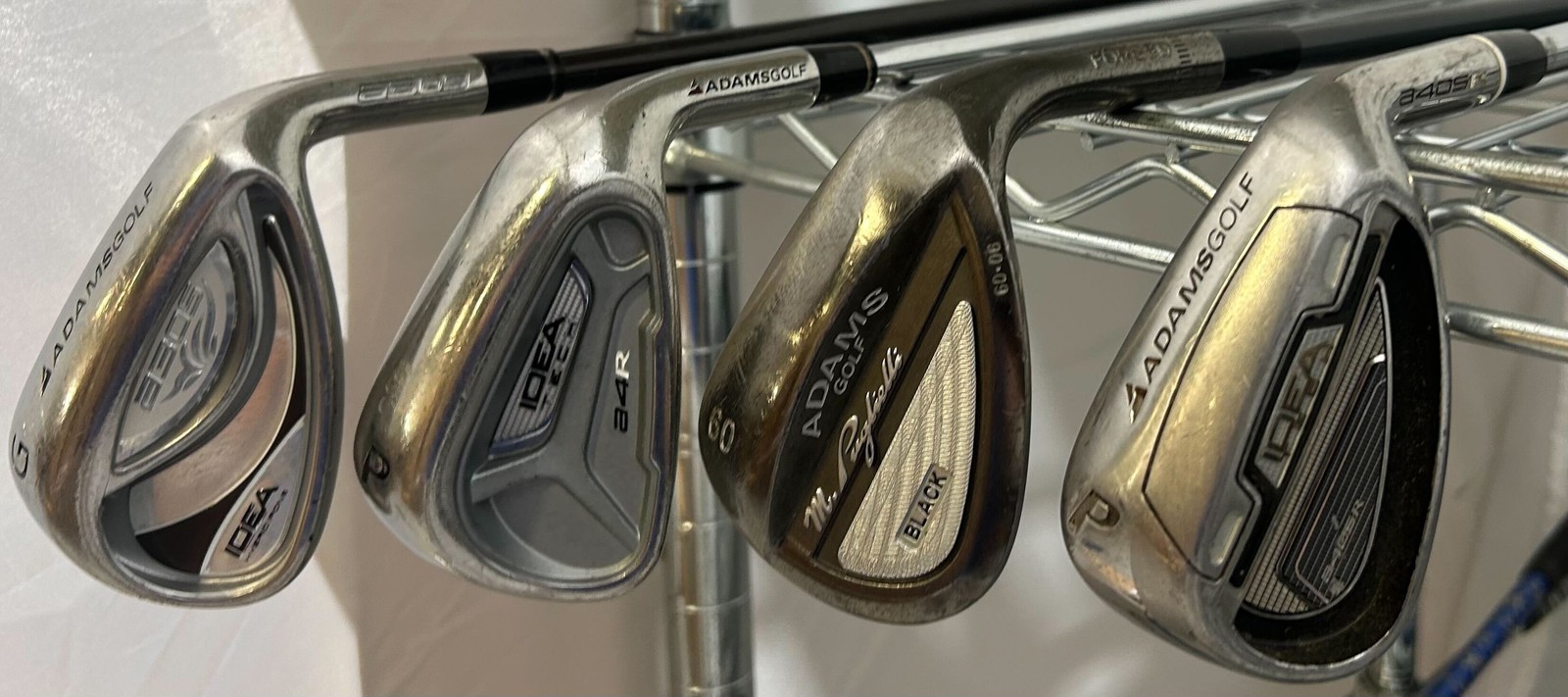 Wholesale Lot of 50 Golf Clubs - Right and Left handed - Adams Irons and Wedges