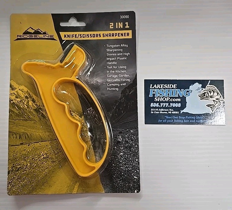 RIDGELINE 2 IN 1 KNIFE/SCISSORS SHARPENER 30090