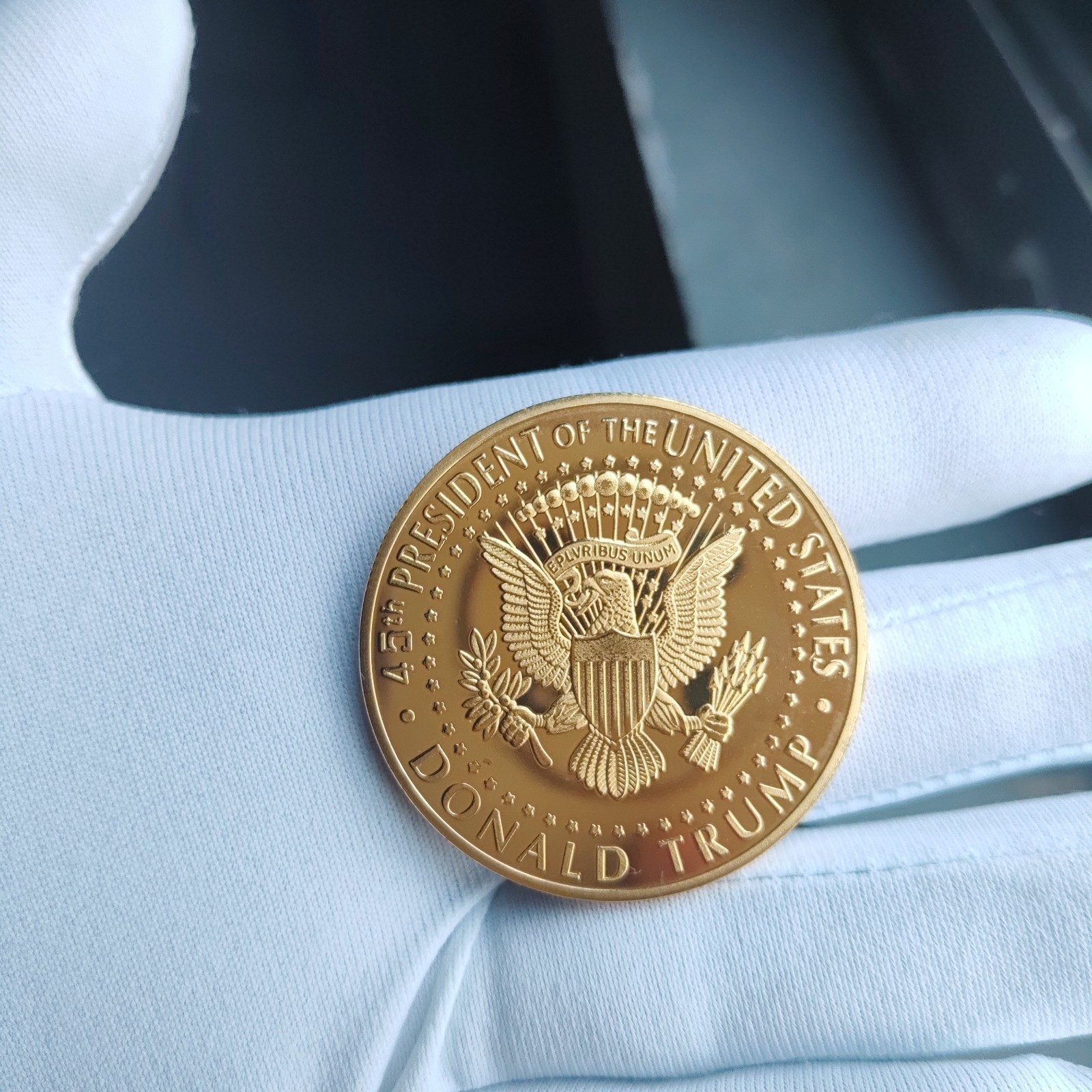 4 PCS 2024 President Trump Commemorative Coin Take America Back Metal Coin