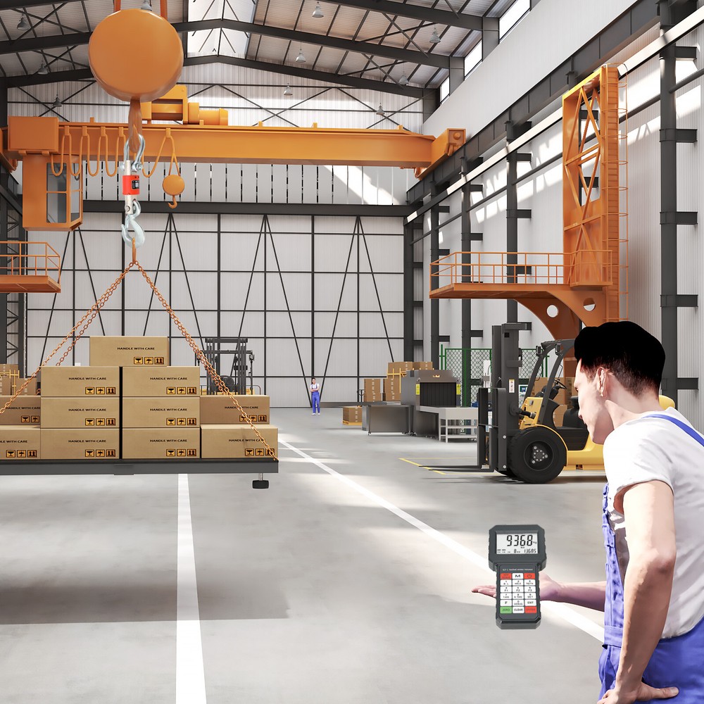 10T Wireless Digital Electronic Hanging Crane Scale Remote Control Crane Scale