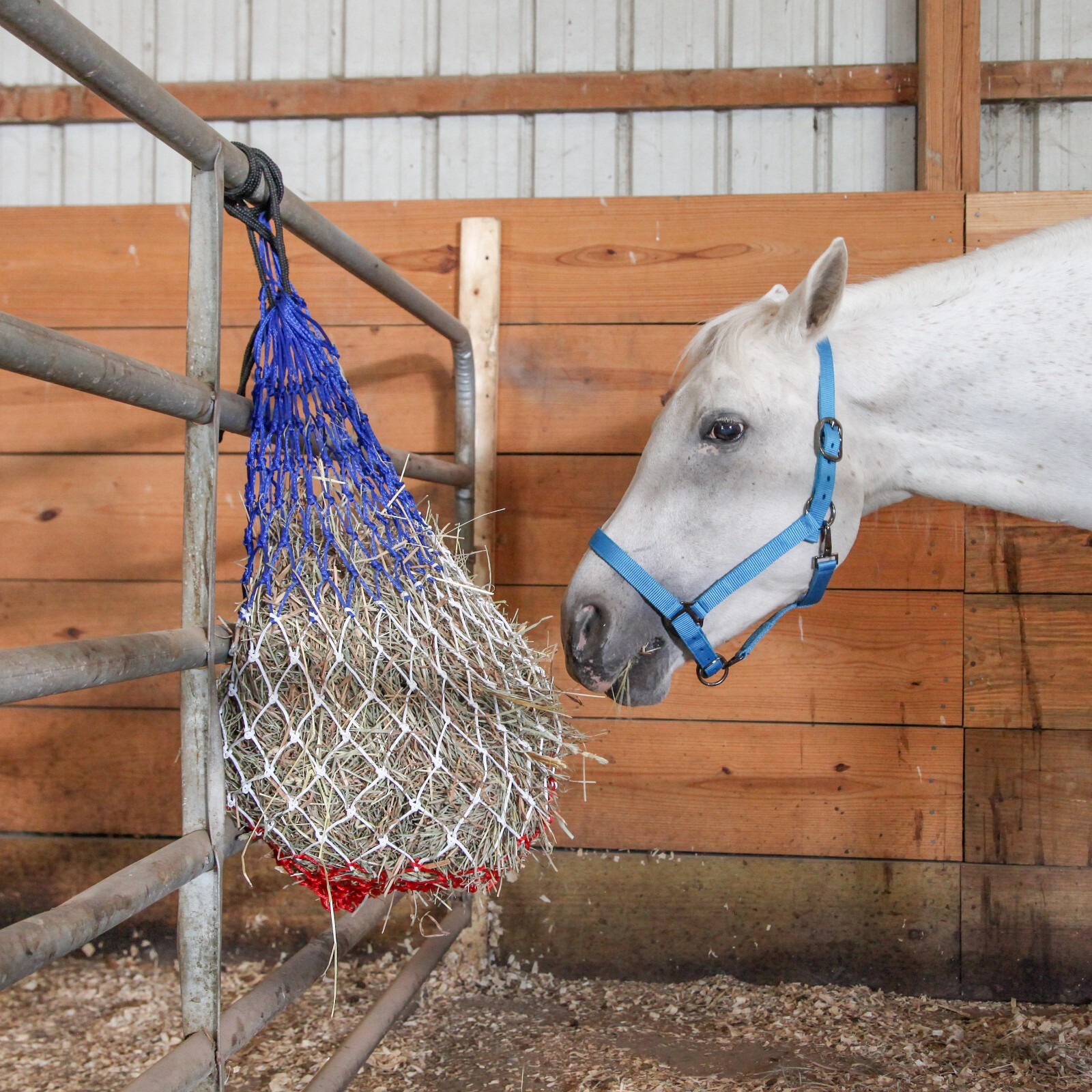Majestic Ally 2 pcs Slow Feed 56” Hay Net with soft 3"x3" hole
