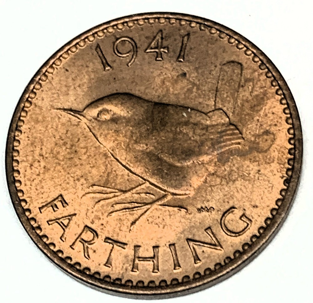 # C8366    GREAT BRITAIN     COIN,     FARTHING    1941