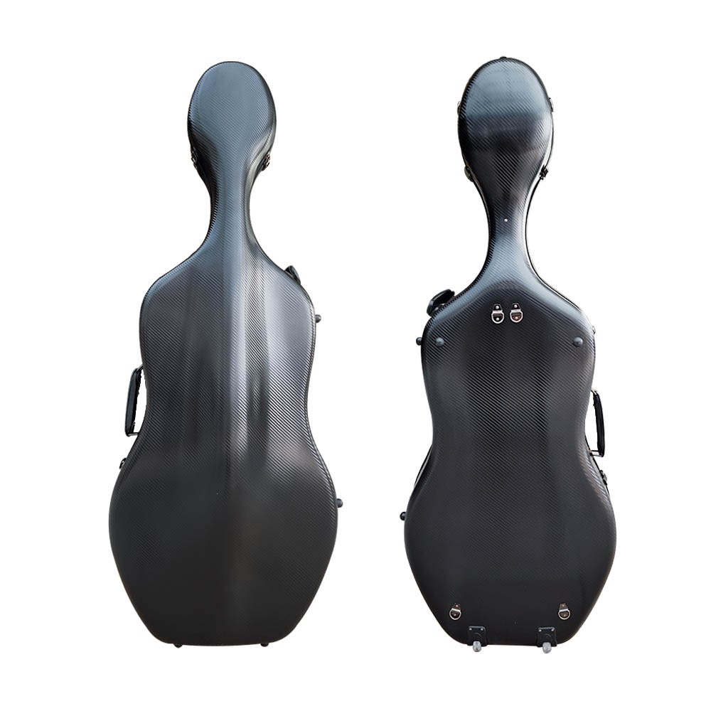 4/4 Cello Case with Wheels,straps and handle Strong Light Black