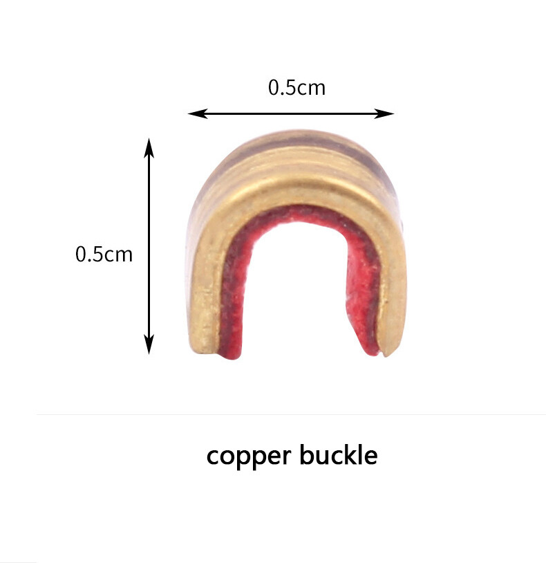 Archery Release Aid Handle Thumb Caliper + 3m D Loop String + 4pcs Copper Buckle
