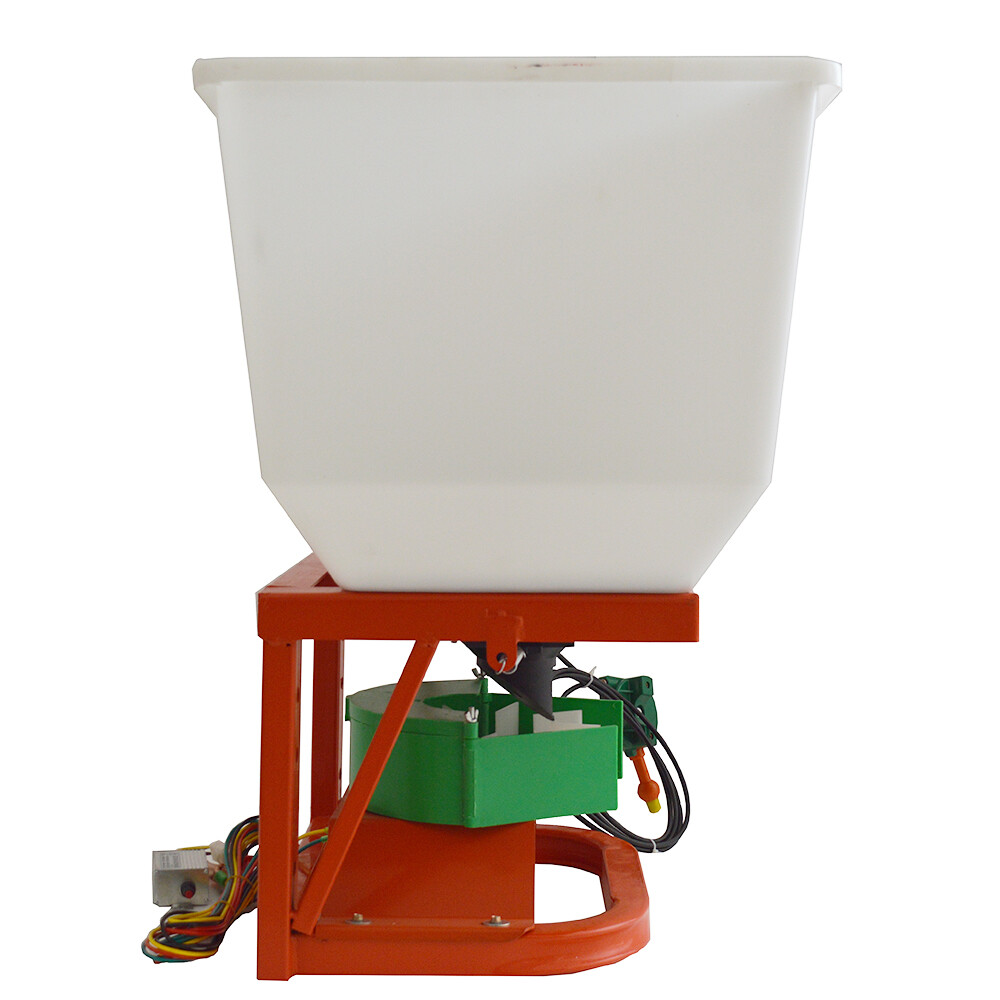 Fertilizer Spreader for Mini Tractor 265Lbs 12V ATV